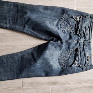 Silver Diva Skinny Jeans Unique pockets Size 13